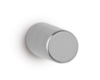 MAUL Aimant O-néodyme, Ø5x10mm, 1,1kg, blist 10pcs, argent clair, pour tableau blanc
