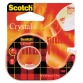Scotch ruban adhésif Crystal, ft 19 mm x 7,5 m, blister avec 1 dérouleur et 1 rouleau
