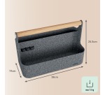 Leitz draagbare bureau organizer, met handvat, vilt, grijs