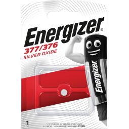 Energizer knoopcel 377/376, op blister