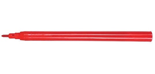 OFFICE products felt-tip pen, 1 mm, red, box of 10 pieces