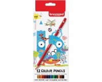 De_bruynzeel kids crayon coul 12x