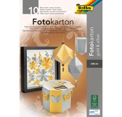 En_carton dessin or/argent 10f a4