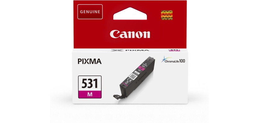 Canon ink cartridge CLI-531, 515 pages, OEM 6120C001, magenta