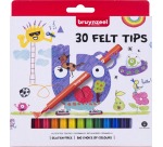 Bruynzeel feutres, étui de 30 pièces
