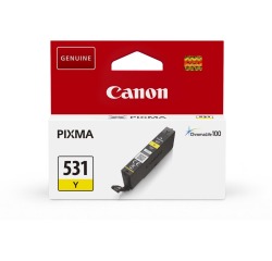Canon cartouche d'encre CLI-531, 515 pages, OEM 6121C001, jaune
