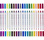 Bruynzeel Kids feutres Twin Point, set de 20 pièces en couleurs assorties