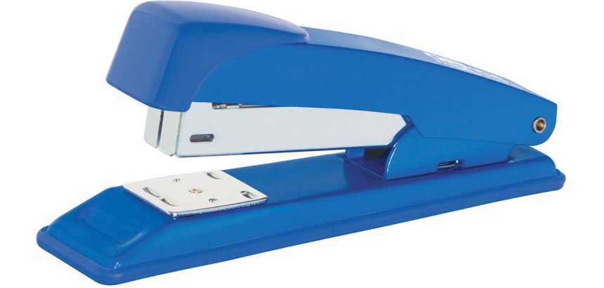 OFFICE products stapler, metal, stapling depth 60 mm, 30 sheets, blue