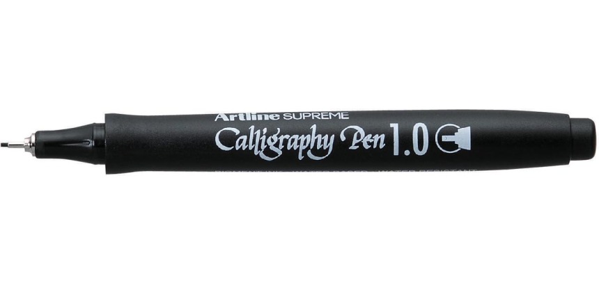 Artline marqueur Supreme Calligraphy Pen, 1,0 mm, noir