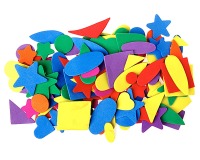 Bouhon Figures caoutchouc mousse formes assorties, 120 pièces