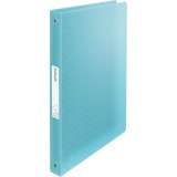 Esselte Colour'Breeze Ringbuch, 4 Ringe, PP, Format A4, mit flexiblem Einband, blau