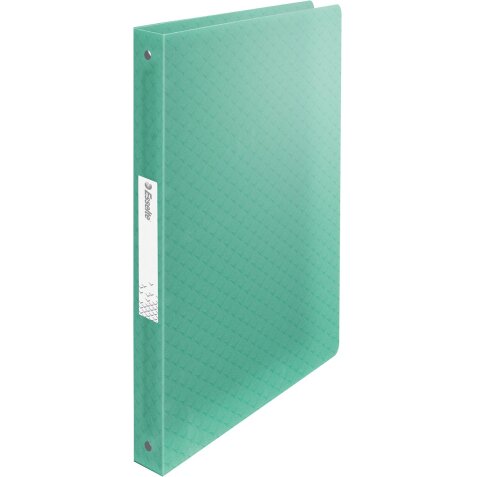 Esselte Colour'Breeze classeur à anneaux, 4 anneaux, PP, ft A4, avec farde souple, vert