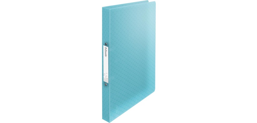 Esselte Colour'Breeze Ringordner, 2 Ringe, PP, A4 Format, mit flexiblem Einband, blau