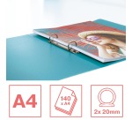 Esselte Colour'Breeze classeur à anneaux, 2 anneaux, PP, ft A4, avec farde souple, bleu