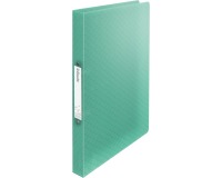 Esselte Colour'Breeze ringmap, 2 ringen, PP, ft A4, met soepele kaft, groen