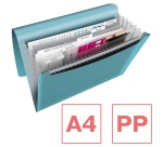 Esselte Colour'Breeze sorter, 6 compartments, blue