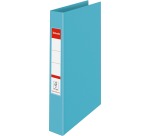 Esselte Colour'Breeze ringmap, 2 ringen, PP, ft A4, met harde kaft, blauw