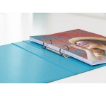 Esselte Colour'Breeze ringmap, 2 ringen, PP, ft A4, met harde kaft, blauw