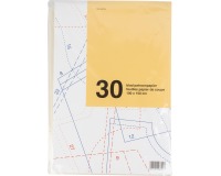 Papier de coupe, ft 100 x 150 cm, paquet de 30 feuilles