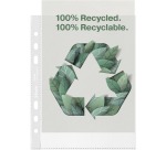 Esselte gelochte Hülle, 100% recycelt, Format A5, 70 Mikron, Packung mit 100 Stück