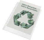Esselte geperforeerde showtas, 100 % gerecycleerd, ft A4 maxi, 70 micron, doos van 50 stuks