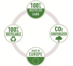 Esselte No.1 classeur à levier, A4, dos de 5 cm, vert