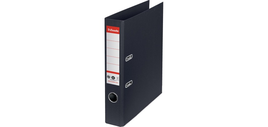 Esselte No.1 lever arch file, A4, 5 cm spine, black