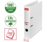 Esselte No.1 lever arch file, A4, 5 cm spine, white