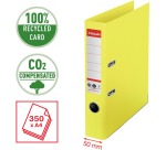Esselte No.1 classeur à levier, A4, dos de 5 cm, jaune
