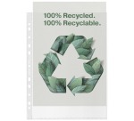 Esselte perforated pocket, 100% recycled, A4 size, 70 microns, box of 20 pieces