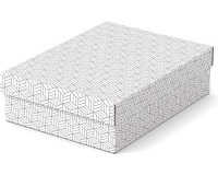Esselte Home boîte à archives/cadeau,  ft 26,5 x 36 x 10 cm, blanc, paquet de 3 pièces