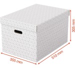 Opbergdoos Home L, set van 3