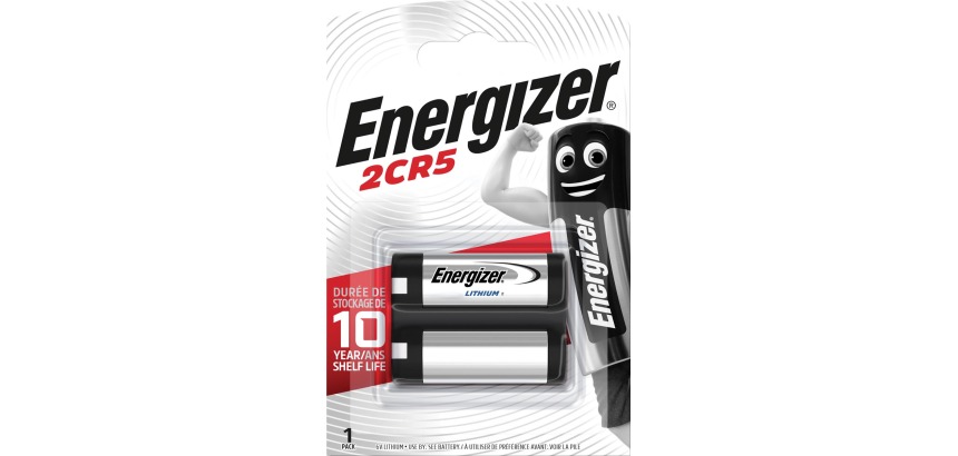 Energizer pile Photo Lithium 2CR5, sous blister