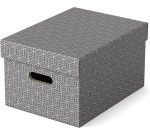 Esselte Home Medium Storage Box 265x205x365mm Grey 3 Pieces