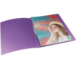 Esselte Colour'Breeze ring binder, 2 rings, PP, A4 size, with soft cover, lavender