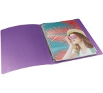 Esselte Colour'Breeze ring binder, 4 rings, PP, A4 size, with flexible folder, lavender