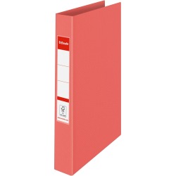 Esselte Colour'Breeze classeur à anneaux, 2 anneaux, PP, ft A4, avec farde rigide, corail