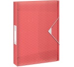 Esselte Colour'Breeze boîte de classement, ft A4, 2,5 cm, corail