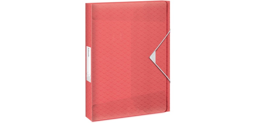 Esselte Colour'Breeze filing box, A4 size, 2.5 cm, coral