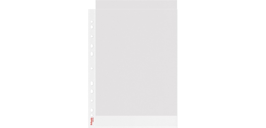 Esselte Colour'Breeze perforated pocket, A4 size, 43 microns, grained, pack of 25 pieces