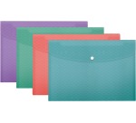 Esselte Colour'Breeze projectomslag A4, PP, assorti, pak van 4
