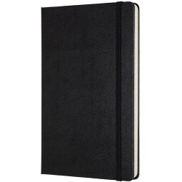 Moleskine carnet de notes professional, ft 13 x 21 cm, ligné, couverture solide, 240 pages, noir