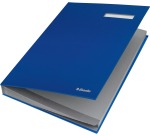Esselte folder with 20 blue cardboard dividers