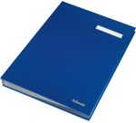 Esselte folder with 20 blue cardboard dividers