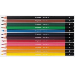 Kleurpotlood Bruynzeel blik à 12 kleuren