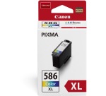Canon cartouche d'encre CL-586XL, 300 pages, OEM 6226C001, 3 couleurs