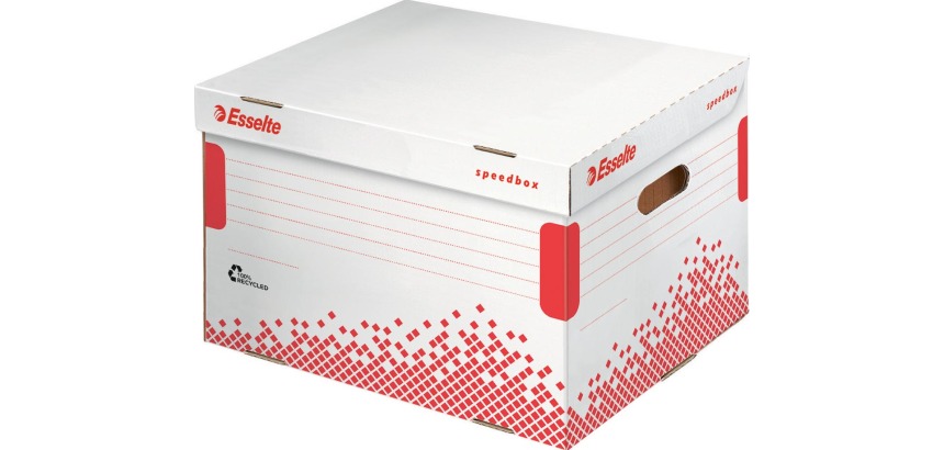 Opberg- en transportdoos Esselte Speedbox 392x301x334mm wit