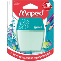 Maped taille-crayons Shaker, 2 trous, sous blister