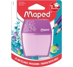 Maped potloodslijper Shaker, 2 gaats, geassorteerde kleuren, blister van 1 stuk