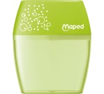 Maped potloodslijper Shaker, 2 gaats, geassorteerde kleuren, blister van 1 stuk